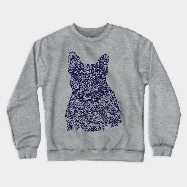 MANDALA OF FRENCHIE Crewneck Sweatshirt by huebucket